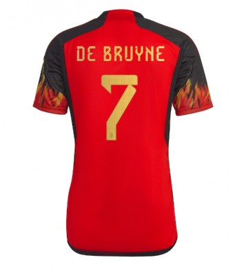 Belgien Kevin De Bruyne #7 Hjemmebanetrøje VM 2022 Kort ærmer